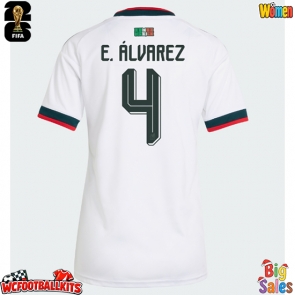 Mexico Edson Alvarez #4 Replica Away Stadium Shirt for Women World Cup 2026 Short Sleeve